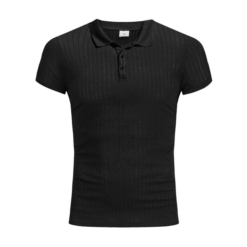 Zipper Knitted Stretch Breathable Fitness Short Sleeves