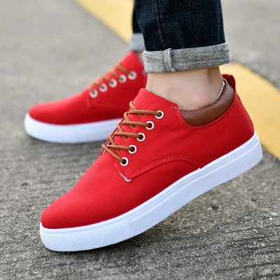 Mens breathable casual canvas sport shoes