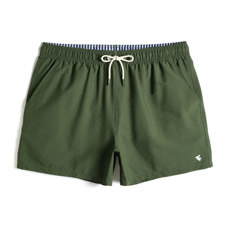 Men's Loose Quick-drying Shorts With Lining Beach Pants