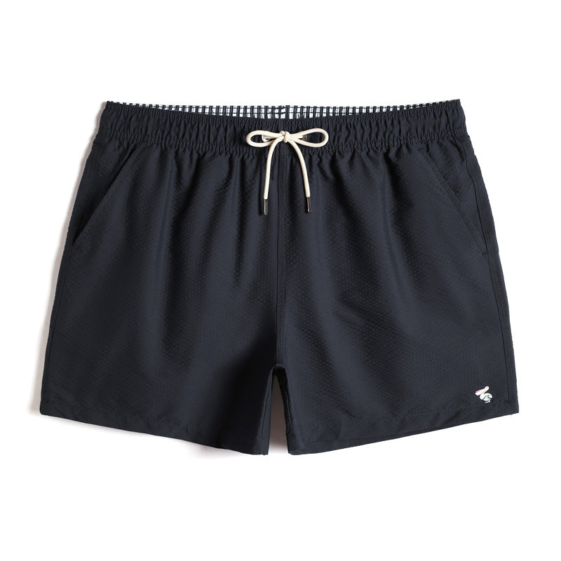 Men's Loose Quick-drying Shorts With Lining Beach Pants