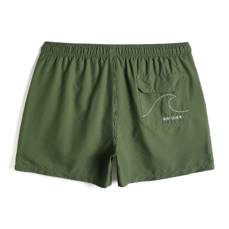 Men's Loose Quick-drying Shorts With Lining Beach Pants