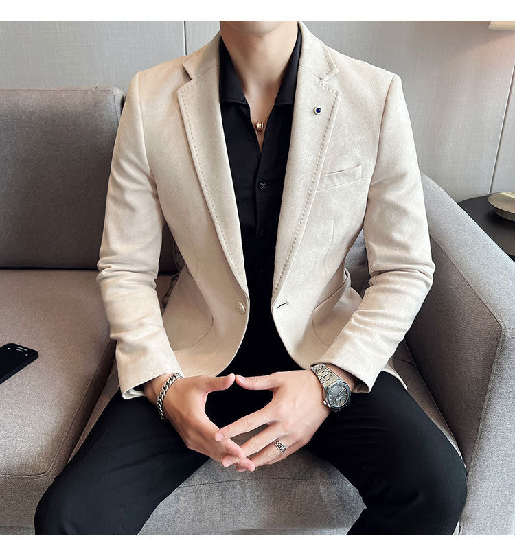 Slim Fit Leisure Suit Fashion Casual