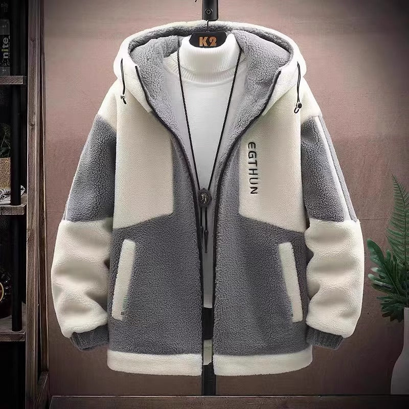 Men's Fashion Loose Berber Fleece Coat