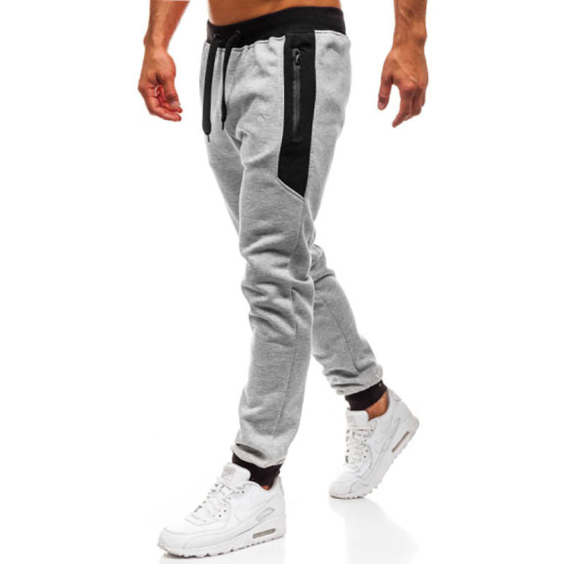 Men's Zipper Pocket Sports Trousers