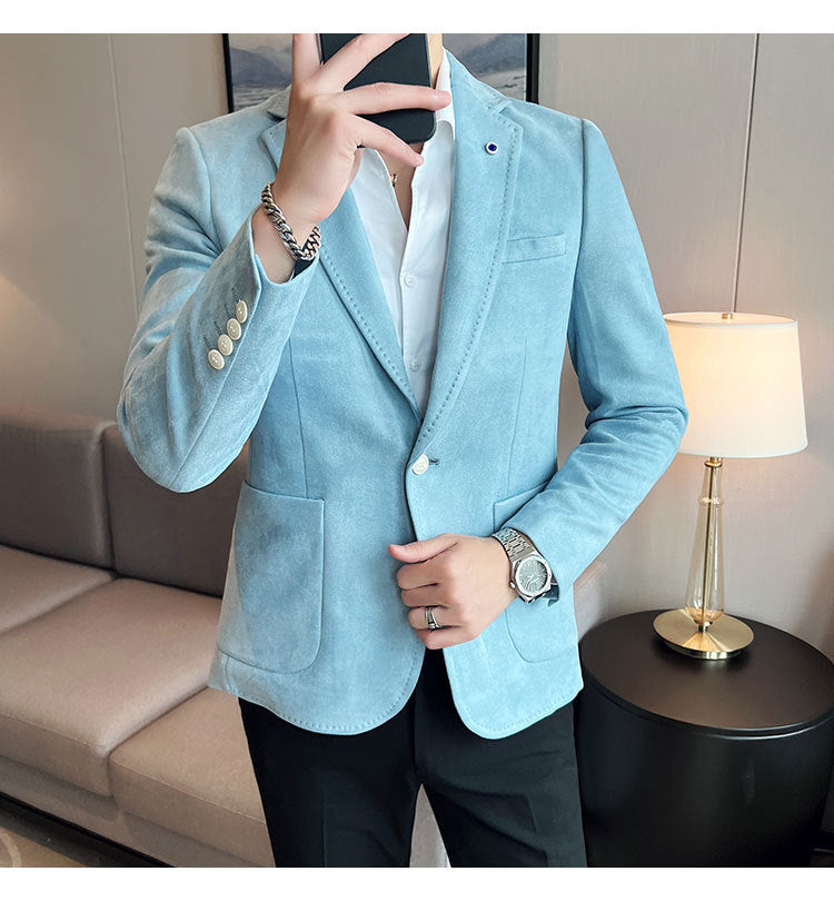 Slim Fit Leisure Suit Fashion Casual