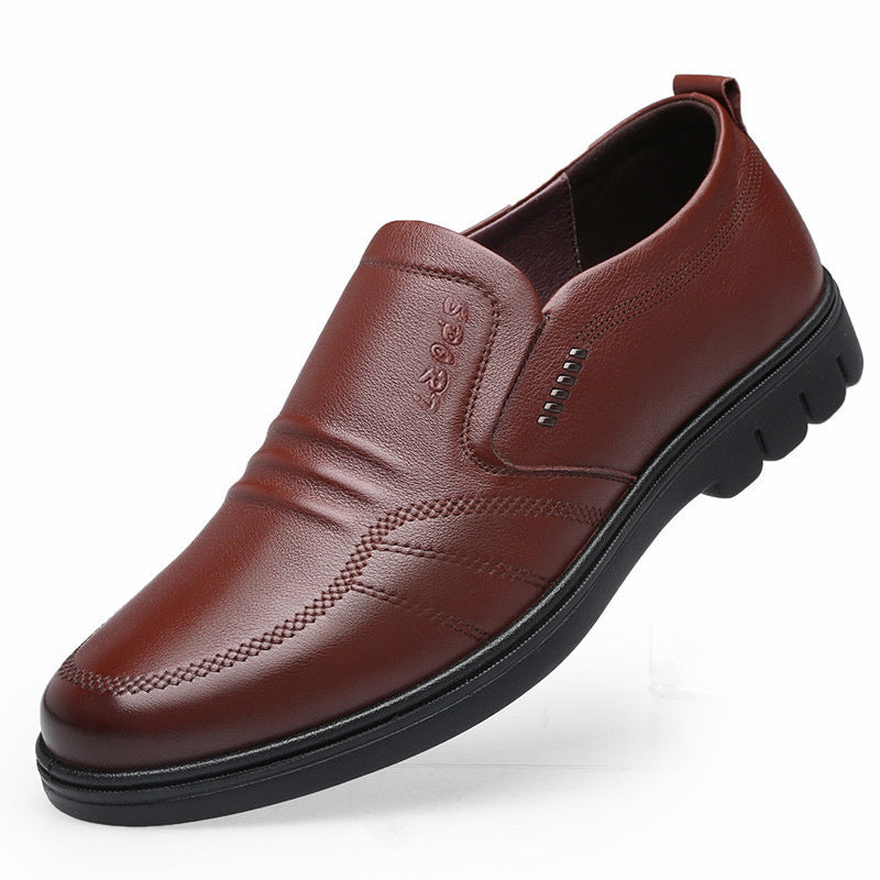 Men's Soft-soled Non-slip Casual Leather Shoes