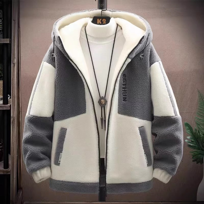 Men's Fashion Loose Berber Fleece Coat