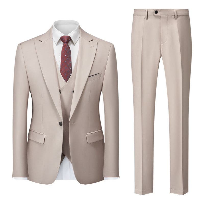 Men's Business Casual Suit Men's Foreign Trade Cross-border Suit Wedding Groom Dress